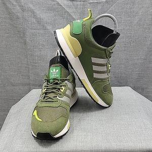 Adidas ZX 700 HD Green / White sneakers men's SZ 9.5